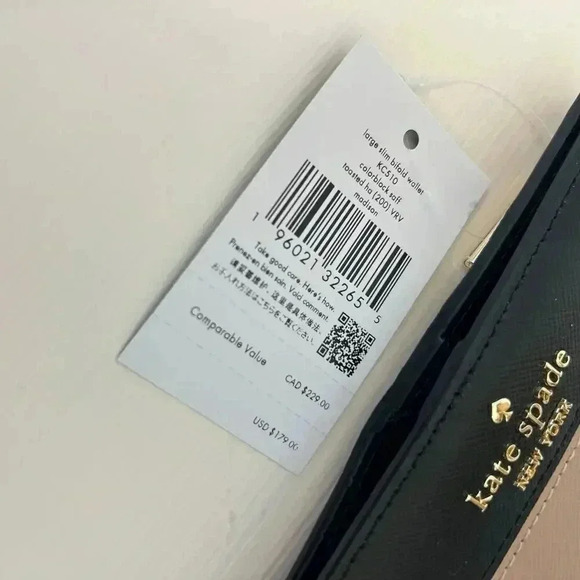 Kate Spade Madison Large Slim Bifold Wallet - Picture 3 of 4